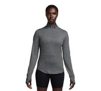 Nike Dri-FIT Swift UV Quarter Zip Women's Running Top | UK M in Smoke Grey/Heather