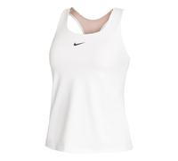 Nike Swoosh Women's Medium-support Padded Sports Bra Tank Top - White - Polyester/Elastane L (UK 16-18)