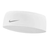 Nike Dri.Fit Swoosh Headband 2.0 Running Sport Headband (White - Silver)