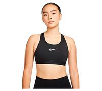 NIKE Dri Fit Swoosh Hs Bra Black/Black/Dk Smoke Grey/Whit XS/D