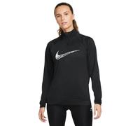 Nike Dri-Fit Swoosh Running Black Long Sleeve Top - XS