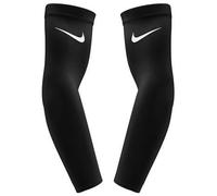 NIKE Dri-Fit Volleyball Sleeves Pair Arm Sleeves Volleyball Arm Warmers Compression Training, Black/White, L/XL
