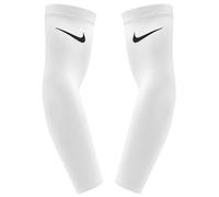 NIKE Dri-Fit Volleyball Sleeves Pair Arm Sleeves Volleyball Arm Warmers Compression Training, White/Black, L/XL