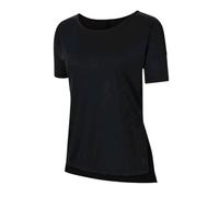 Nike Dri-Fit Yoga T Shirt Womens XS Black Breathable Lightweight Short Sleeve