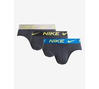 Nike Dry Fit Essential Logo Briefs Navy Yellow Grey (3 Units) - S