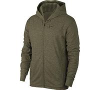 NIKE Dry Hoodie Fz Hprdry Sweatshirt Men's Sweatshirt - Cargo Khaki/Heather/Black, X-Large