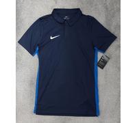 Nike Dry Polo Shirt Mens Small Navy Blue Dri-Fit Breathable Slim Fit Golf Casual