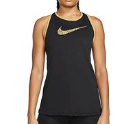 NIKE Dry T-Shirt Women's T-Shirt - Black/Metallic Gold/Metallic G, S