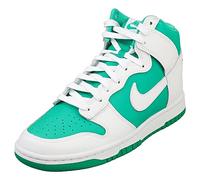 Nike Dunk High 'Black White', Women's Basketball Shoes, Stadium Green White, 9 UK