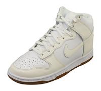 Nike Dunk High Womens Fashion Trainers in White Sail - 5.5 UK