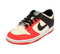 Nike Childrens Unisex Dunk Low Gs White Trainers - Size UK 6