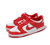 Nike Dunk Low GS White University Red Kids Youth Women Casual Shoes FB9109-119