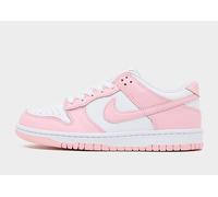 Nike White & Pink Dunk Low Girls Youth Trainers UK 4 (EU 36½)