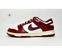 Nike Dunk Low PRM Premium Leather Red White Coconut Milk Retro Unisex Trainers