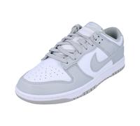 Nike Unisex Dunk Low Retro Trainers White/Grey Fog Leather - Size UK 9