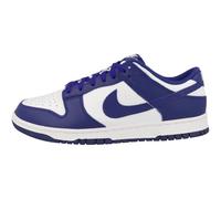 NIKE Dunk Low Retro Men's Trainers Sneakers Shoes DV0833 (White/University Red/Concord 103) UK9.5 (EU44.5)