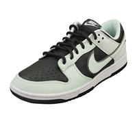 Nike Dunk Low Retro Premium Mens Fashion Trainers in Black Green - 10 UK