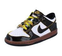 NIKE Dunk Low SE GS Trainers HQ9294 Sneakers Shoes (UK 6 US 6.5Y EU 39, White Bright Citron Black 100)