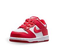 Nike Dunk Low (TD) Shoes Code FB9107-119 Red, Red White, 6.5 UK