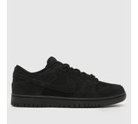 Nike Dunk Low Trainers in Black UK 10 (EU 45)
