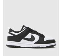 Nike Dunk Low Trainers in Black & White UK 4 (EU 37½)