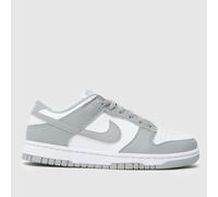 Nike Dunk Low Trainers in White & grey UK 4 (EU 37½)