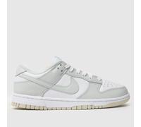 Nike Dunk Low Trainers in White & grey UK 7 (EU 41)