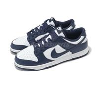 Nike Dunk Low White Midnight Navy Men Casual Lifestyle Shoes Sneakers HF5441-107