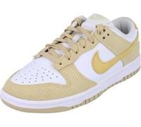Nike Womens Dunk Low Trainers Fn7167 Sneakers Shoes, Albaster Soft Yellow White 700, 6.5 UK