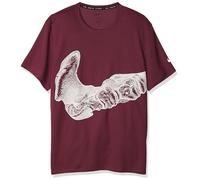 NIKE DV9263-653 M NK DF UV RUN DVN MILER SS GX T-shirt Men's ROSEWOOD/PHANTOM/REFLECTIVE SILV Size M