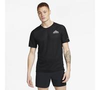 NIKE DV9305-010 M NK DF TRAIL TOP SS T-shirt Men's BLACK/WHITE Size M