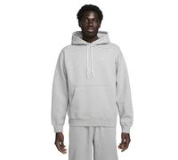 Nike DX1355-063 Solo Swoosh Sweatshirt Men's DK GREY HEATHER/WHITE Size M