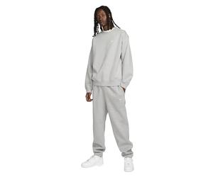 Nike DX1361-063 Solo Swoosh Sweatshirt Men's DK Grey Heather/White Size M