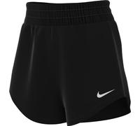 NIKE DX6014-010 W NK ONE DF HR 3IN BR Short Pants Women's Black/Reflective SILV Size L