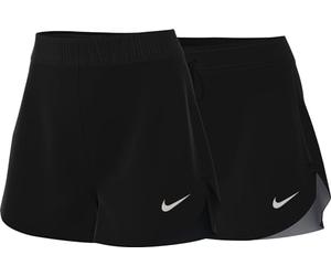 NIKE DX6024-010 W NK Attack DF MR 5IN Short Pants Women's Black/Black/White/Reflective SILV Size XS
