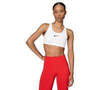 Nike Swoosh High Support Women's Non-Padded Adjustable Sports Bra - White - Polyester/Elastane 2X (F-G)