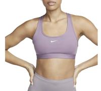 NIKE DX6817-536 W NK SWSH LGT SPT Bra Sports Bra Women's Violet DUST/White Size S