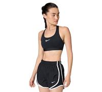Nike DX6821-010 Swoosh Medium Support Sports Bra Women's Black/White Size 2XS