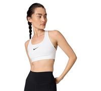 Nike Swoosh Medium Support Bra Sport-bh Damen Weiss