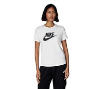 NIKE DX7906-100 W NSW TEE ESSNTL ICN FTRA T-Shirt Women's White/Black/Black Size XL