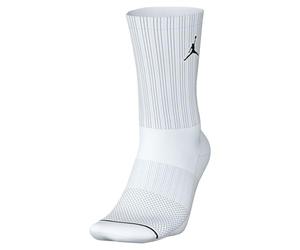 NIKE DX9632-100 U J ED CUSH POLY CREW 3PR 144 Socks Unisex WHITE/BLACK Size S