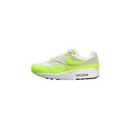 NIKE DZ2628 Air Max 1 '87 Women White/Volt-SEA Glass-Black UK 6.5