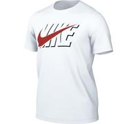 NIKE DZ3276-100 M NSW TEE SWOOSH BLOCK T-shirt Men's WHITE Size M