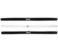 Nike Elastic Hairband Black/White/Black One Size