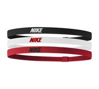 Nike Elastic Headbands 2.0 Pack of 3 - Black/White/Red - ONE Sports Warehouse