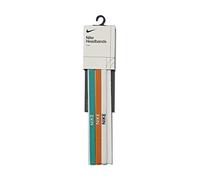 Nike Elastic Headbands 3 (Washed Teal/Light Curry/White)