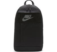 Nike Elemental Sports Backpack Black White School Gym Bag Padded Straps Mesh
