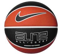 Nike Elite All Court N.100.4088.811.07 8P 2.0 Deflated Basketball Rubber and Synthetic Leather Amber/White/Metallic Silver/Black, Size: 7