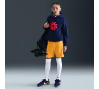 Nike Erling Haaland Academy Older Kids' Dri-FIT Football Shorts - Yellow - Polyester S