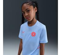 Nike Erling Haaland Academy Older Kids' Dri-FIT Short-Sleeve Football Top - Blue - Polyester M